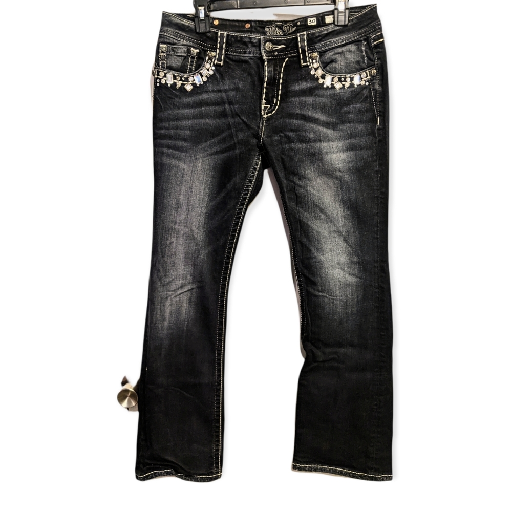 Miss Me Black Embellished Jeans